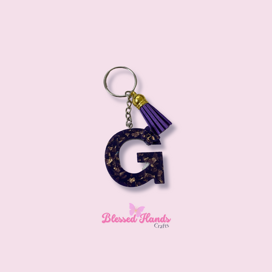 Resin Keychain Letters G (RTS)