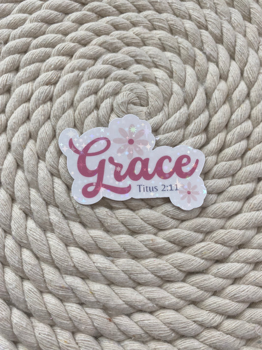 Grace Stickers (pack of 6)